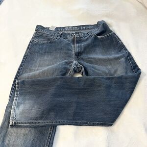Signature Levi's 514 Slim Straight Mens Jeans Dark Wash Size 34x30